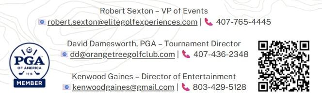 Contact information – Robert Sexton, David Damesworth PGA, Kenwood Gaines
