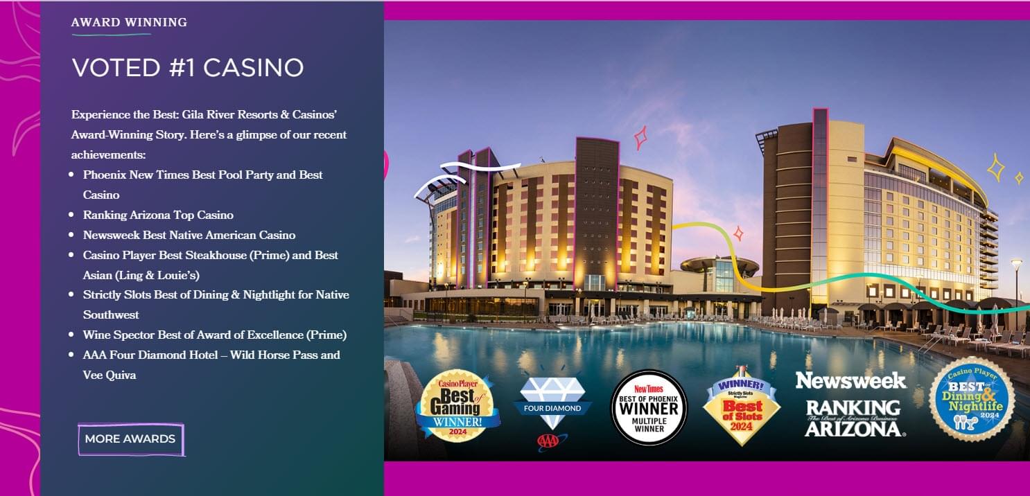 Gila River Resort award-winning story