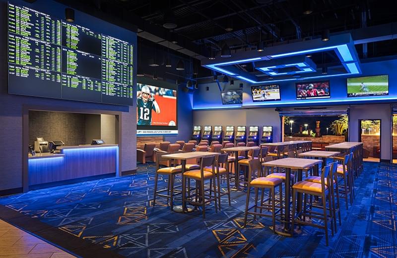 Sports bar lounge